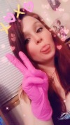 nursekittn:Pink gloves. 💋❤️💋 So sexy —- 
