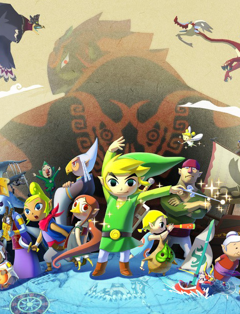 gameandgraphics:The Legend of Zelda: The Windwaker HD official art (Nintendo for Wii U, 2013).
