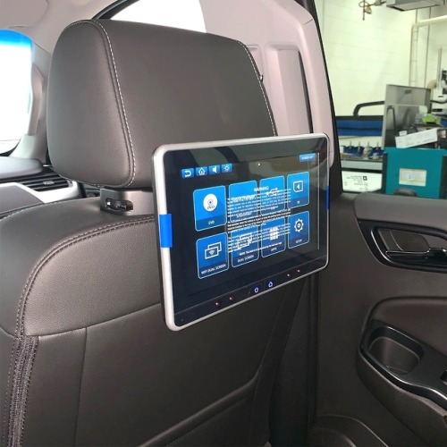 Check out this gorgeous rear seat entertainment system in a 2019...