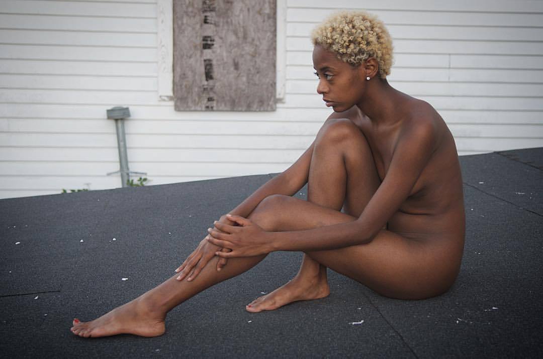 randompantsdesign:  Shooting on a rooftop in New Orleans with the beautiful @gloreo_beotch.