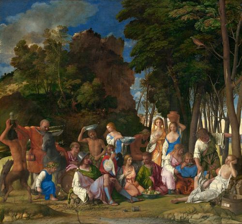 Feast of the Gods, 1514, oil on canvas, National Gallery of Art, Washington, Widener Collection, 194