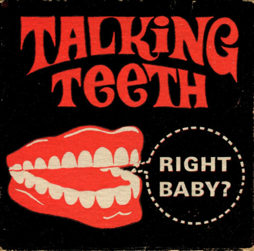 thegroovyarchives: 1970 “Talking Teeth” Box