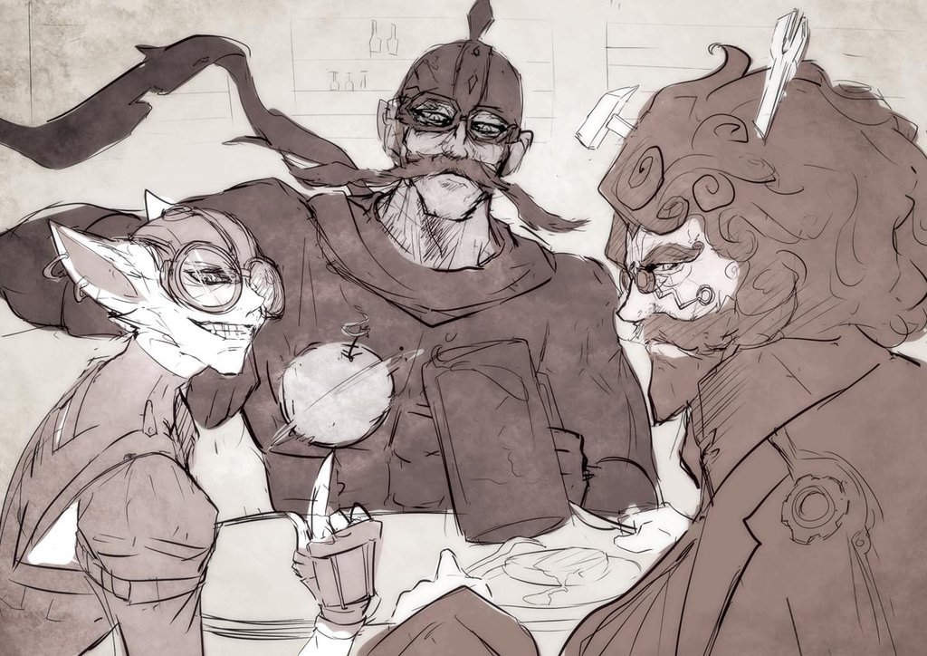 brningpyre:  beanbean1988’s “Yordles as Humans” works