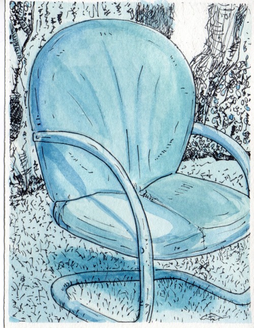 Favorite Chair In The Backyard.