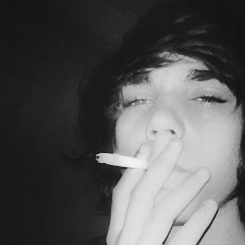 m-a-j-e-s-t-i-q-u-e:  Stressful night = smoking and chocolate. 