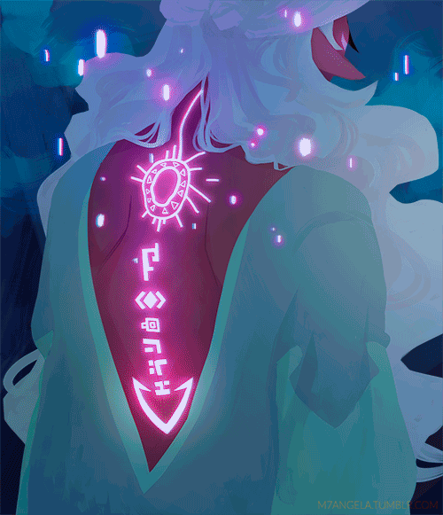 m7angela: glowing tattoos