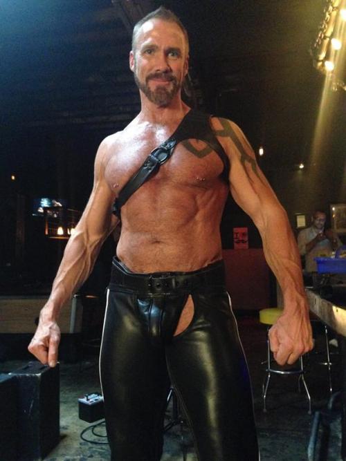 Sweaty intense real MEN