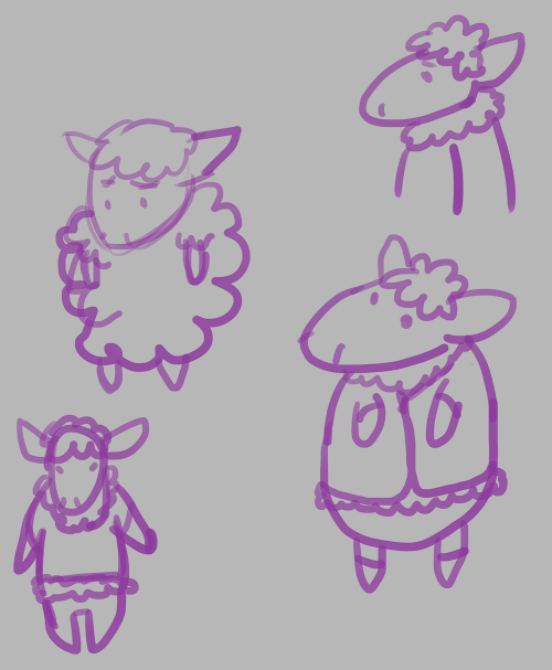 This Is A Little Sheep Character. Im Still Figuring Out The Story, Im Thinking About Using It For An