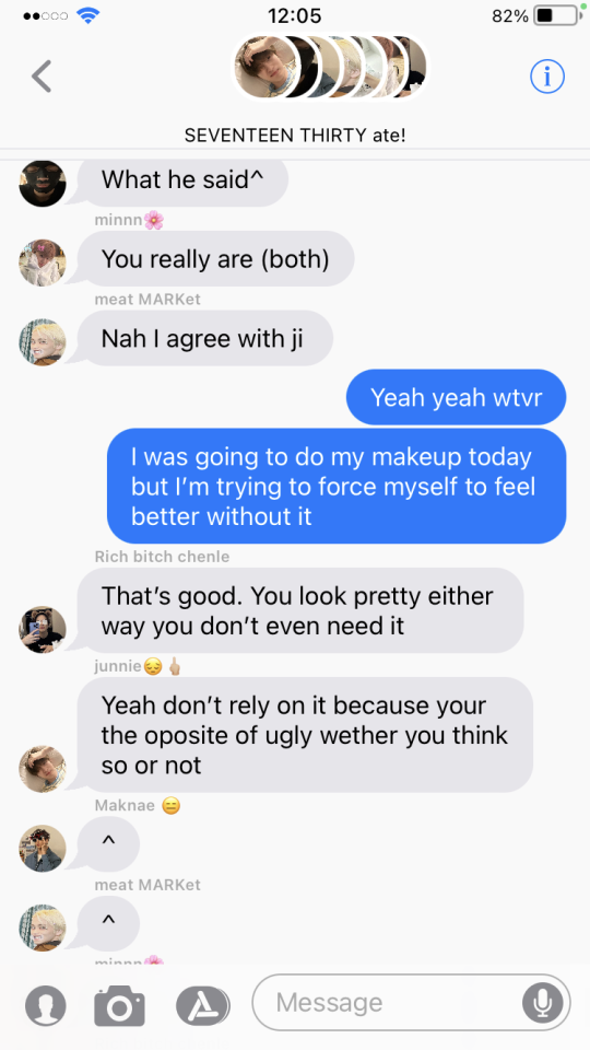 HE DOESNT LIKE ME LIKE THAT! Pt2 Smau Dreamies Group Chat!