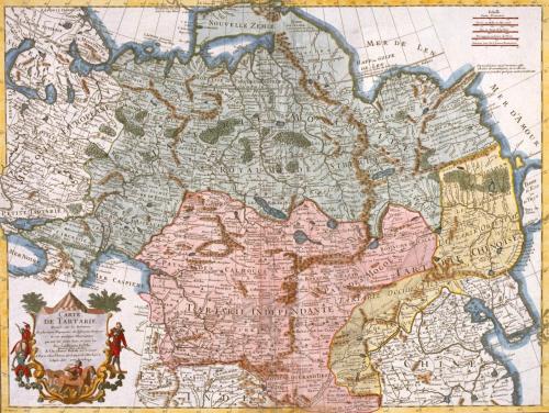 Carte De Tartarie dressee sur les Relations, by Gullaume De L'Isle, 1706Map of Russia, Central Asia,