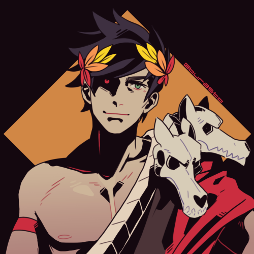 laburatory: I took some requests yesterday, and Zagreus was the most requested one ♥   I love his design and all those hard shadows. Everyone in Hades is so pretty ;o; 