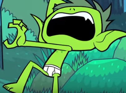 From the Teen Titans Go episode Nature where Beast Boy decides he isn’t  close