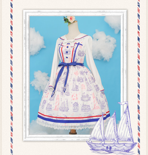 truth2teatold:  Ista Maiden The Sailor’s Dream series preorder - jumperskirt, skirt, long slee