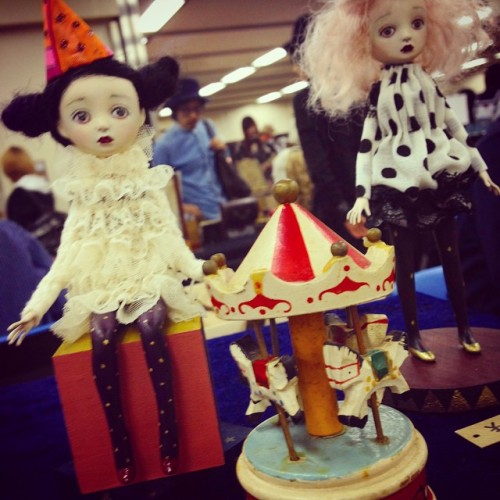 Dolls by Ayumi of fantasia at ARTiSM MARKET in Tokyo happening now #tokyo #アーティズムマーケット