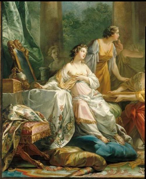 hildegardavon:Jean-Baptiste-Marie Pierre, 1714-1789 Mercure, amoureux de Hersé, change en pie