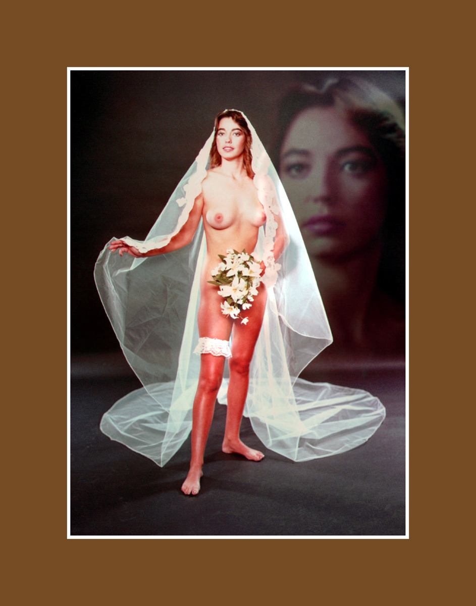 Another example of Kathy&rsquo;s nude wedding portrait. Kathy loves nudism and