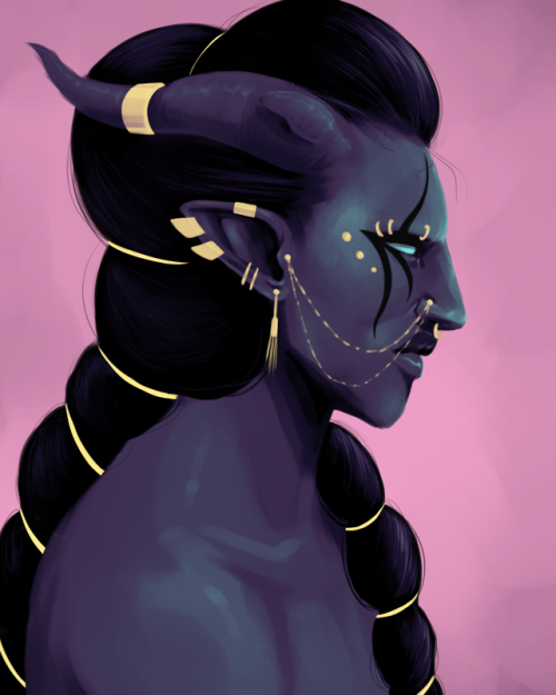 I have a teifling named Dahni and I love her 