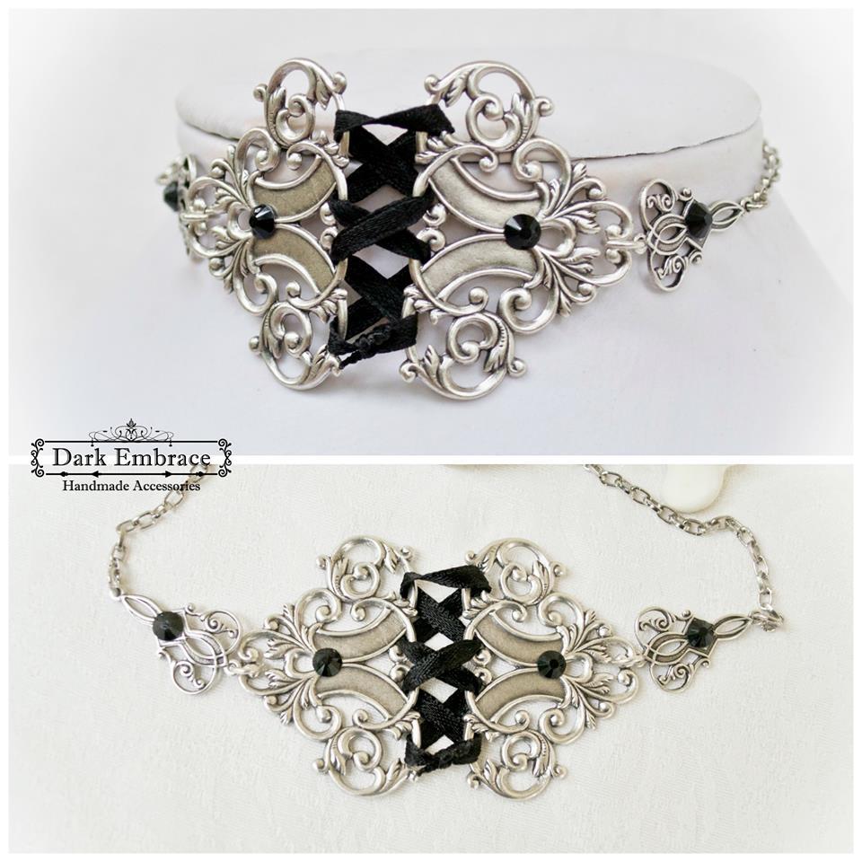 darkembraceaccessories:  ChokersFacebook page: Dark Embrace Handmade AccessoriesShop: