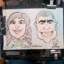 Caricature done at my favorite ice cream