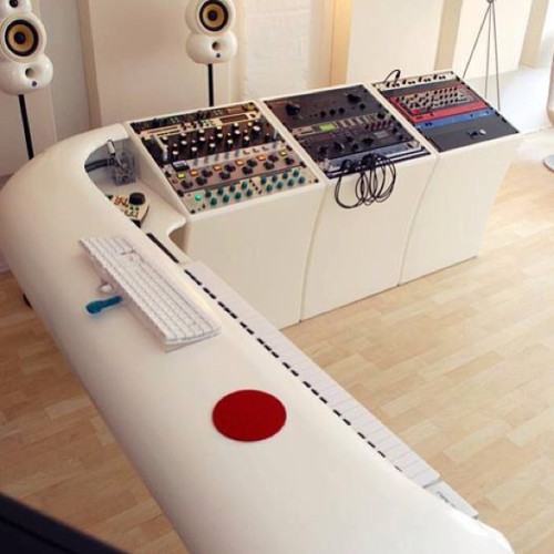 Modern design studio setup. #producer #music #instaphoto