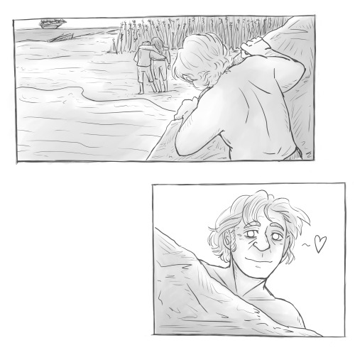 sungmee: nearly complete in time for mermay, but i made an ofmd mer AU!stede rescues ed after he get