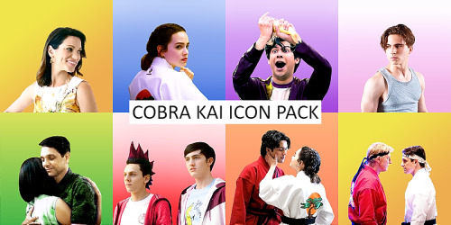 petersthree: Cobra Kai Icon Pack:  70 200x200px icons (includes: Amanda, Sam, Miguel, Robby, Tory, L