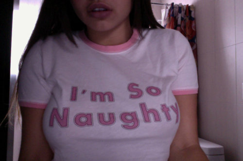 sadgurlz69:  look at this cute shirt I got at a thrift shop 