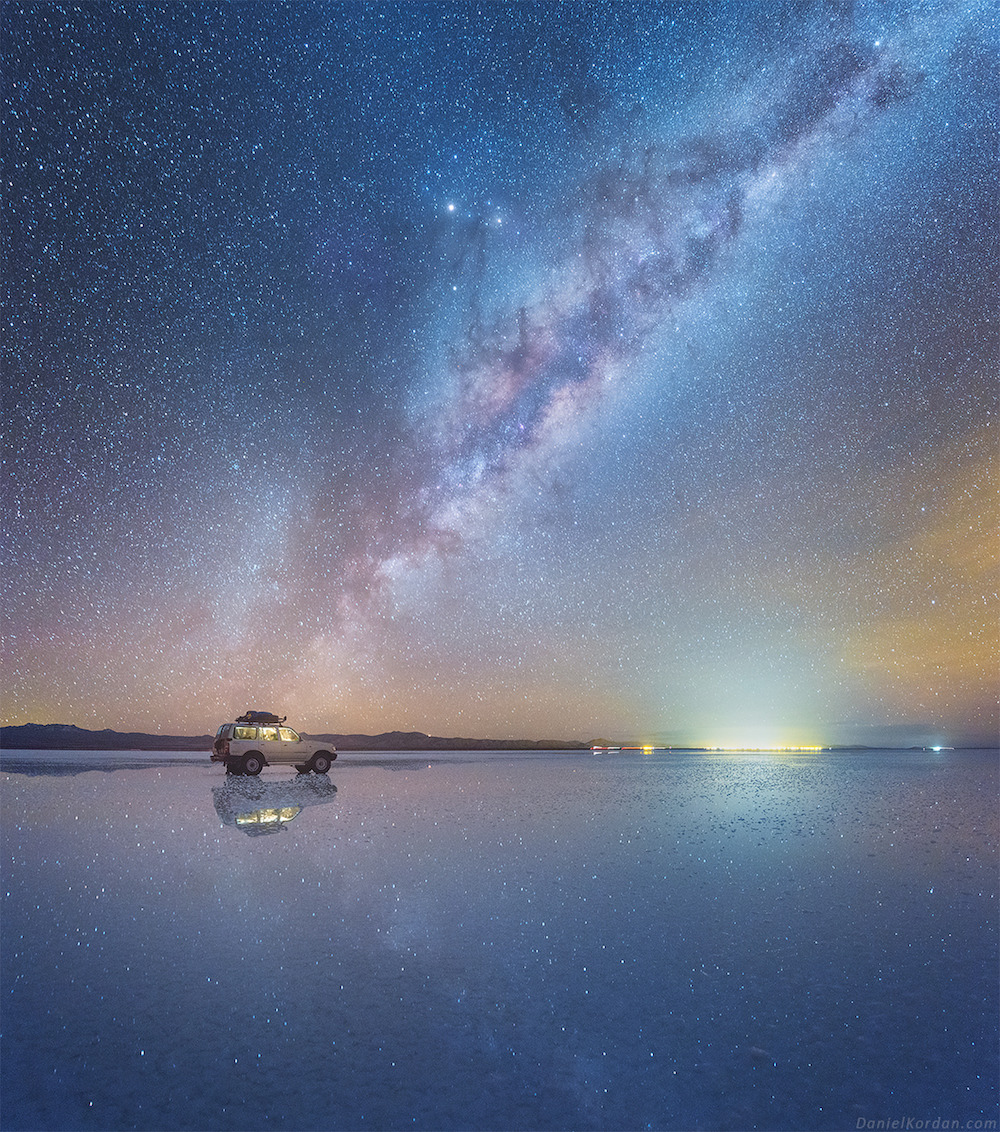 wetheurban:  The Milky Way Reflected Onto The Largest Salt Flat In The WorldIn a