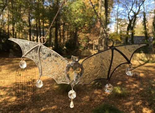 sosuperawesome: Stained Glass Bats / Boxes The Glass Hive on Etsy See our #Etsy or #Stained Glass ta