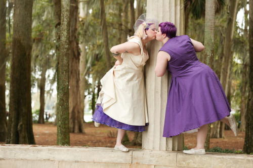 wlweddings:Ann & Emily by Live Happy Studio, seen on Gay Weddings
