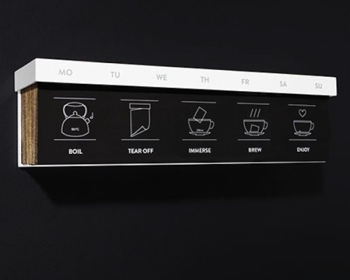 This is a calendar designed for the German tea company Hälssen &amp; Lyon. It&rsqu