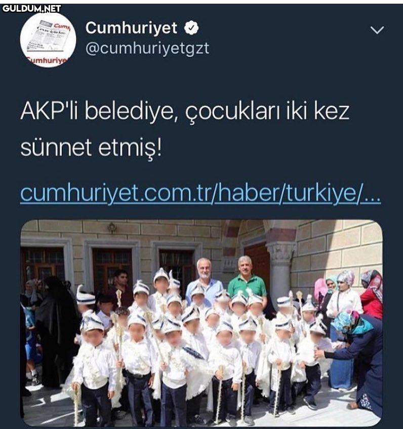AKP'li belediye, çocuklari...