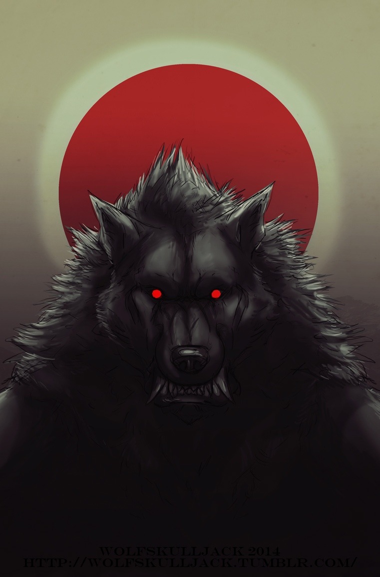 wolfskulljack:  Something drawn up at my brother in laws flat. To be used in my comic
