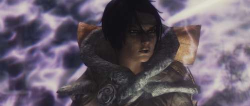 Aless and her atronachs fight the dragon in Morthal