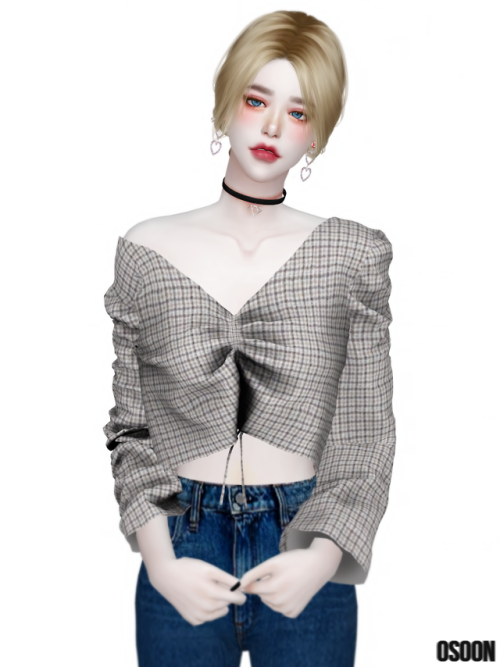 5so0n:  [Osoon] Butterfly Blouse 25 Swatches New Mesh Custom Thumbnail * T. O. U *- DO NOT re-edit &