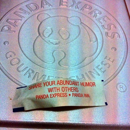 I&rsquo;m always doing it!!! #funny #comedy #fluffy #humor #panda #pandaexpress #fortune #fortun