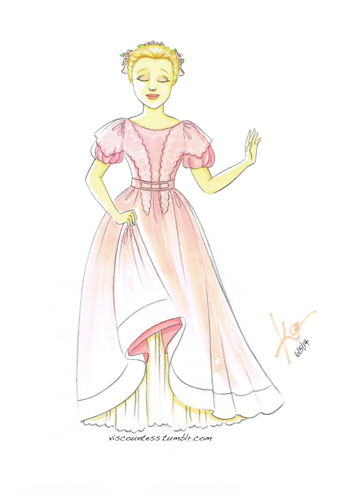 viscountess: Wedding Cosette, Movie Edition! I’ve wanted to draw this for a long time and I&rs