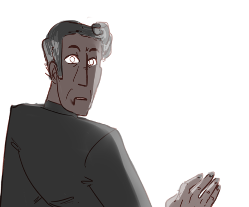 turnipmage:merle and john meet eachother somewhere in infinity. john owes merle an apology.[image: a