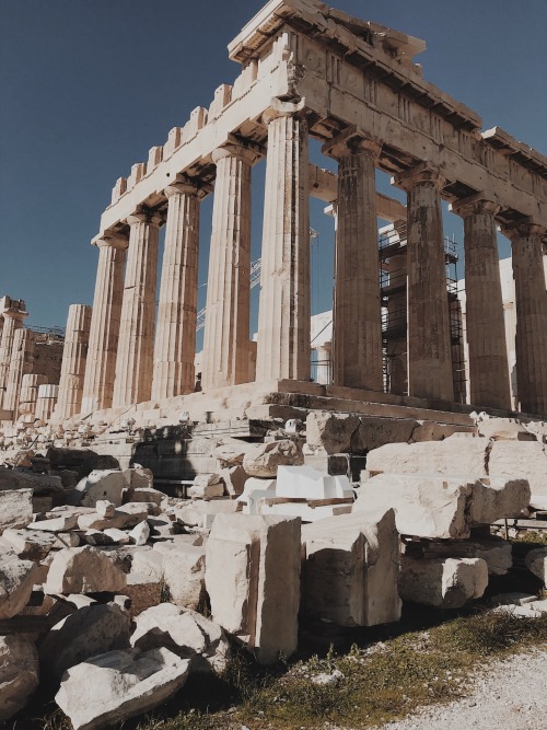 winedark: the acropolis of athens, january 2020.