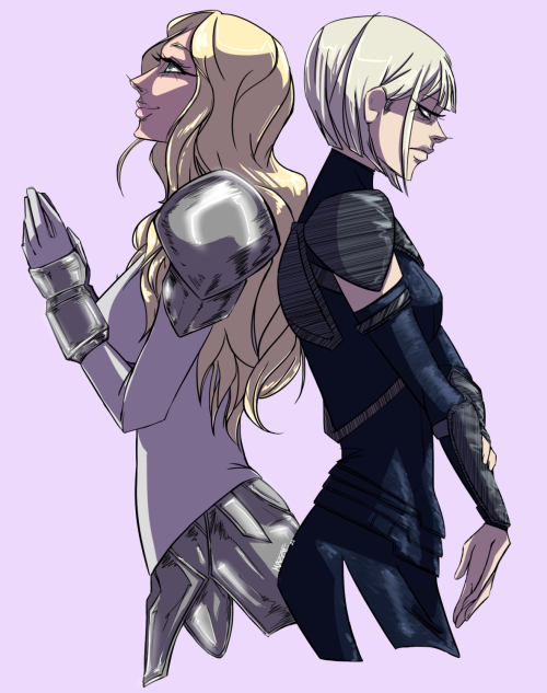 Teresa and Clare; Claymore; ($60)commissions open