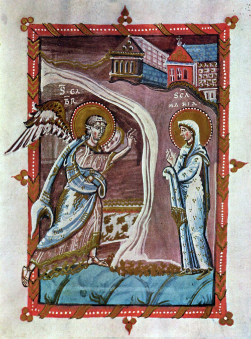 jeannepompadour:Hitda Codex, commissioned by Hitda, abbess of Meschede about 1020