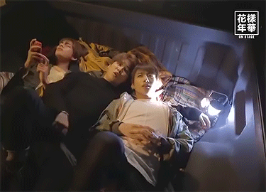 Maknae Line Reaction To Their Girlfriend Cuddling Them In Her Sleep