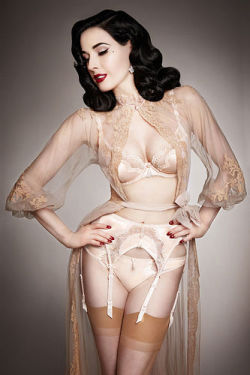 thelingerieaddict:  Dita Von Teese Lingerie