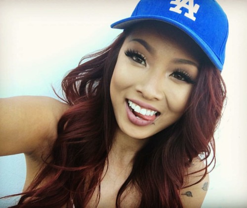 Porn Pics sexysportfans:  Sexy Asian Dodgers fan