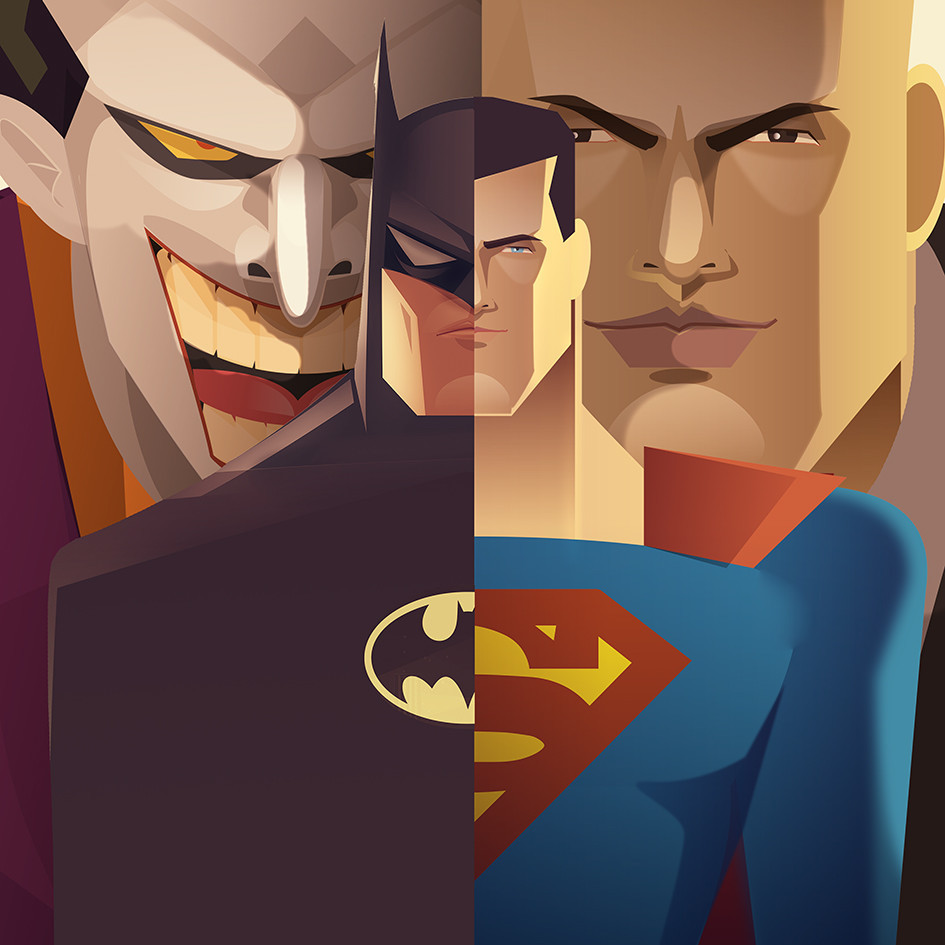 BATMAN NOTES — Batman & Superman The Joker & Lex Luthor by...