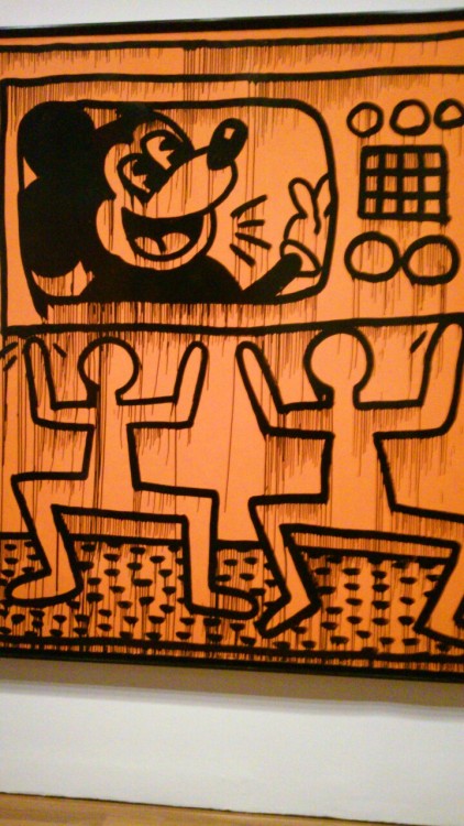 psilolysergicamine:  I’m very happy to have been able to view the Keith Haring exhibit in SF today.  Rest in peace to an amazing and highly influential artist.