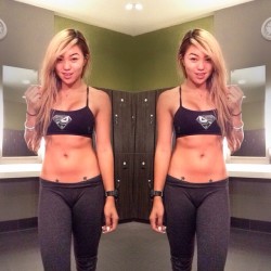 selfieasiangirl:Thick workout hot Asian beauty.More