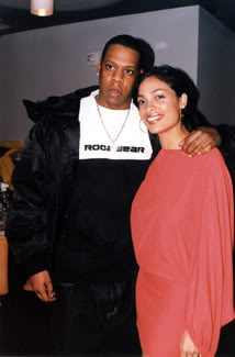linrenzo:  aintnojigga:  Jay-Z and his girlfriend of three years, Rosario Dawson.