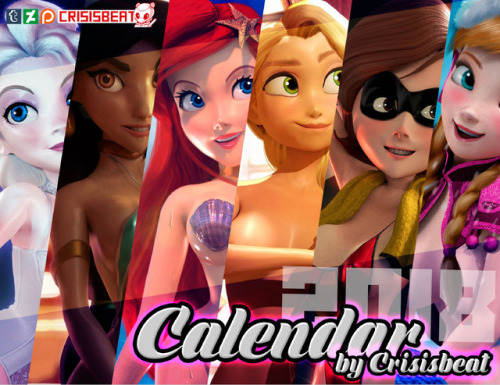 crisisbeat: THANK YOU EVERYONE FREE Sexy 3D girls CALENDAR Thanks for following me on Patreon, on Tumblr, Deviantart or Hentaifoundry! This year has been awesome and i want to thank all of you for giving me the energy to get better drawing 2D and 3D sexy