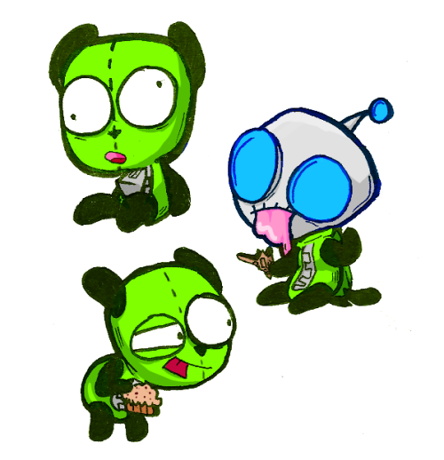 Just a few old GIR’s from my sketch pad that I colored.